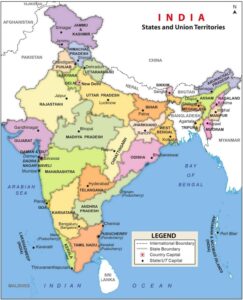 Free India Map PDF Download in English and Hindi 2023