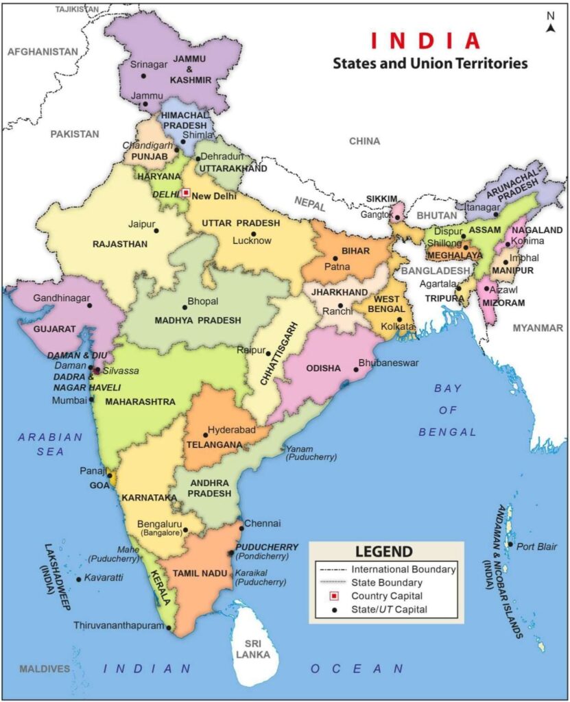 India Map PDF Download